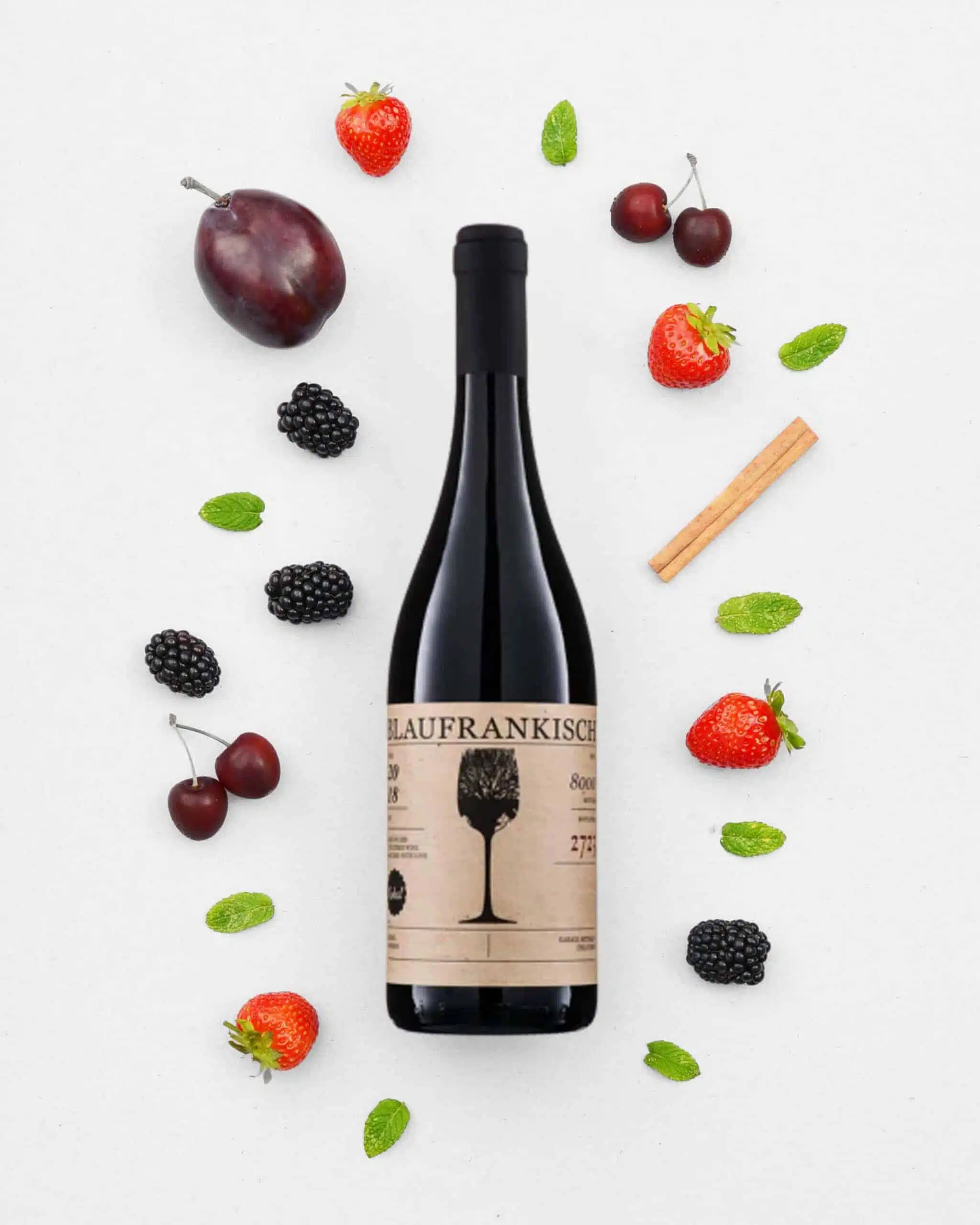 Roots blaufrankisch is de ongefilterde variant van het wijnhuis